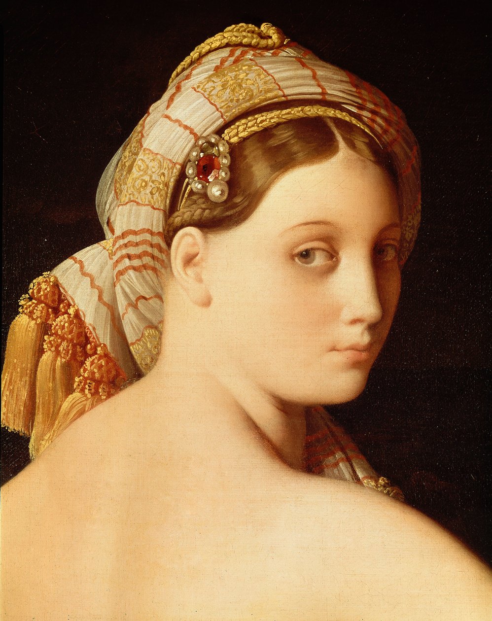 Grande Odalisque (Detail) von Jean Auguste Dominique Ingres