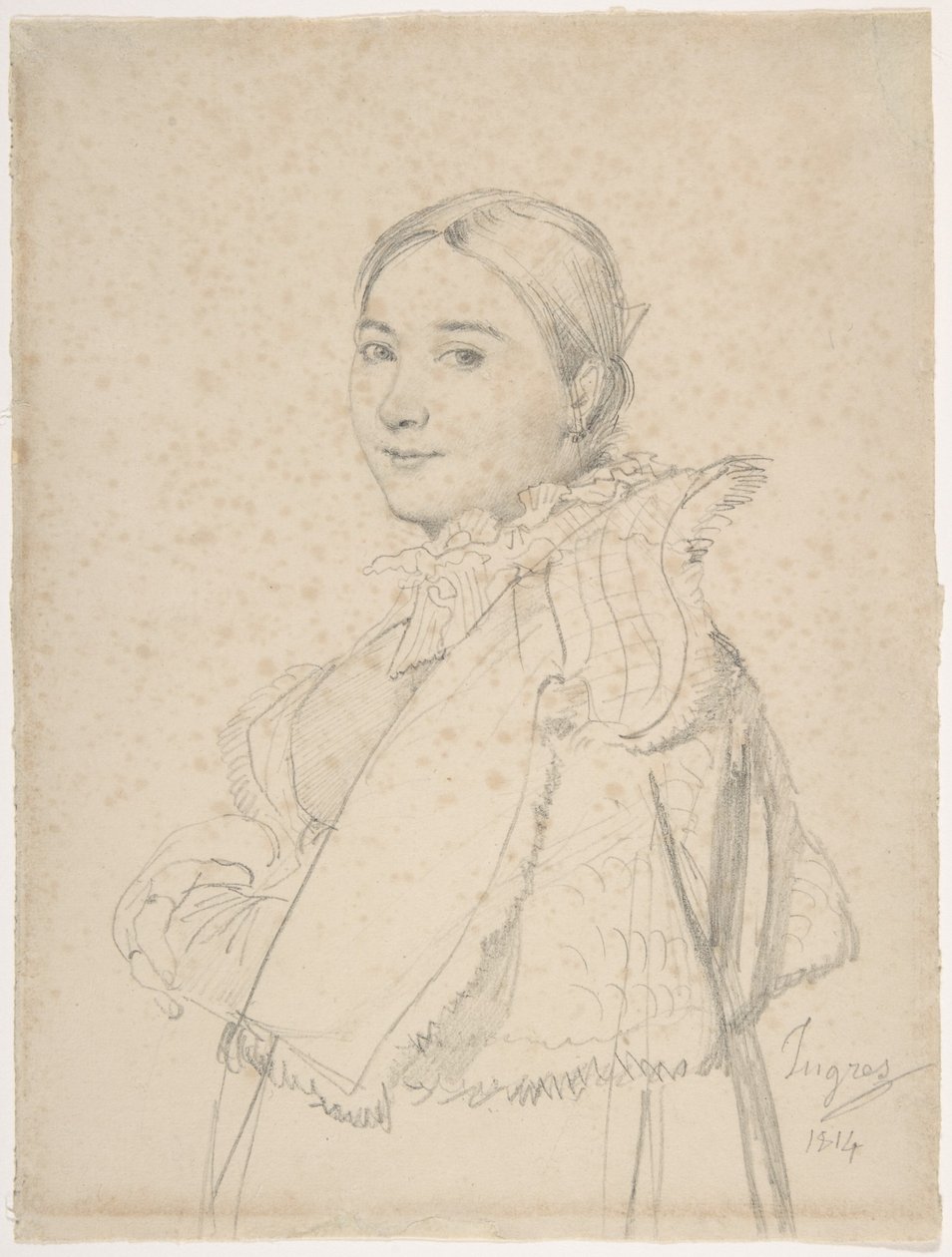 Madame Jean-Auguste-Dominique Ingres, geborene Madeleine Chapelle von Jean Auguste Dominique Ingres