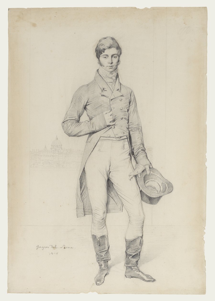 Porträt von Lord Grantham von Jean Auguste Dominique Ingres