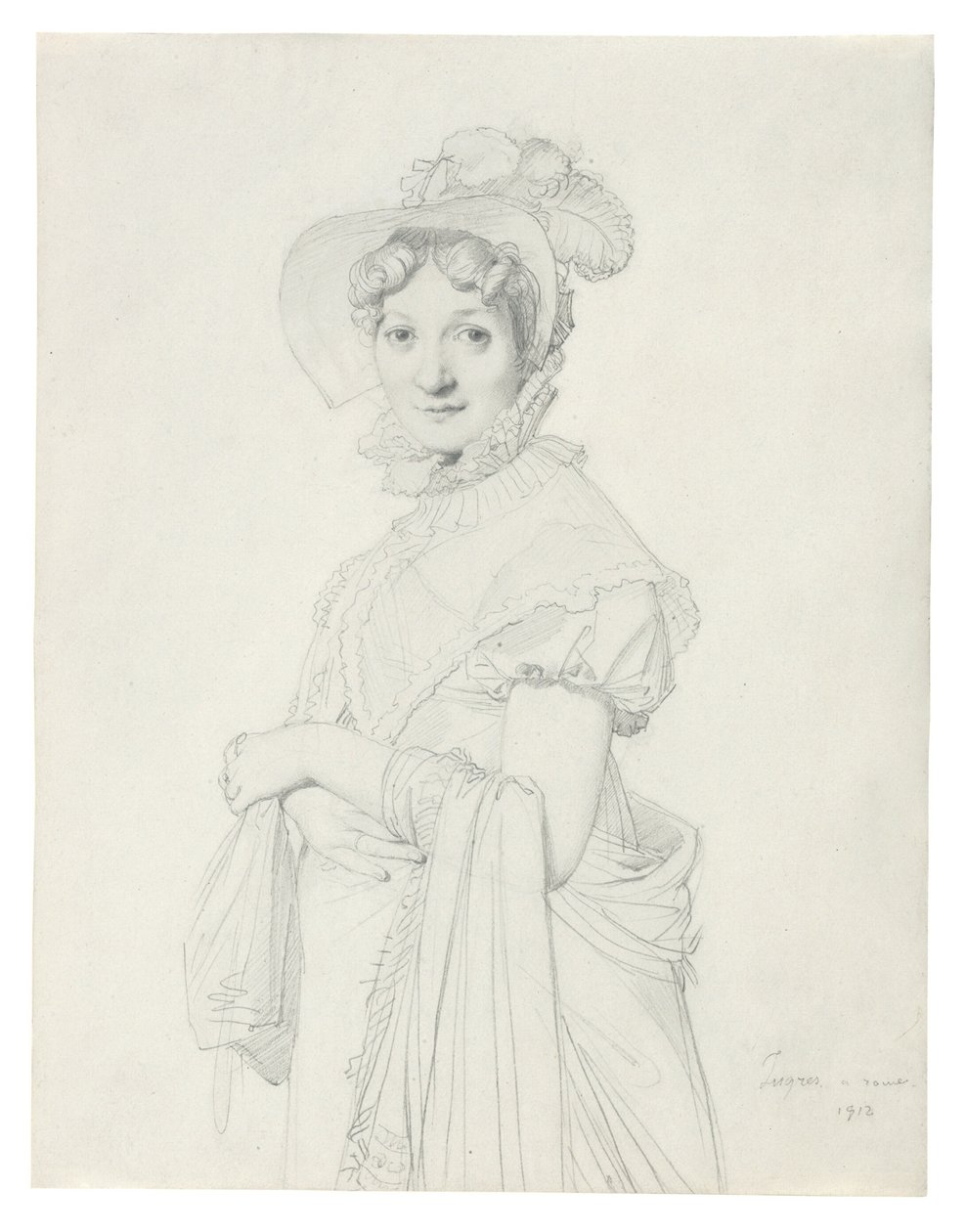 Porträt einer jungen Frau von Jean Auguste Dominique Ingres