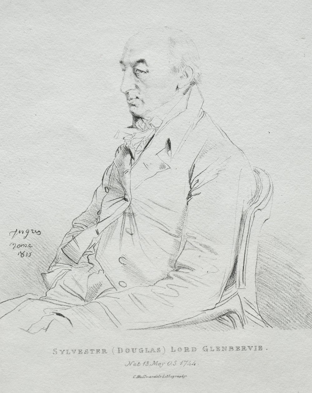 Sylvester Lord Glenbervie von Jean Auguste Dominique Ingres