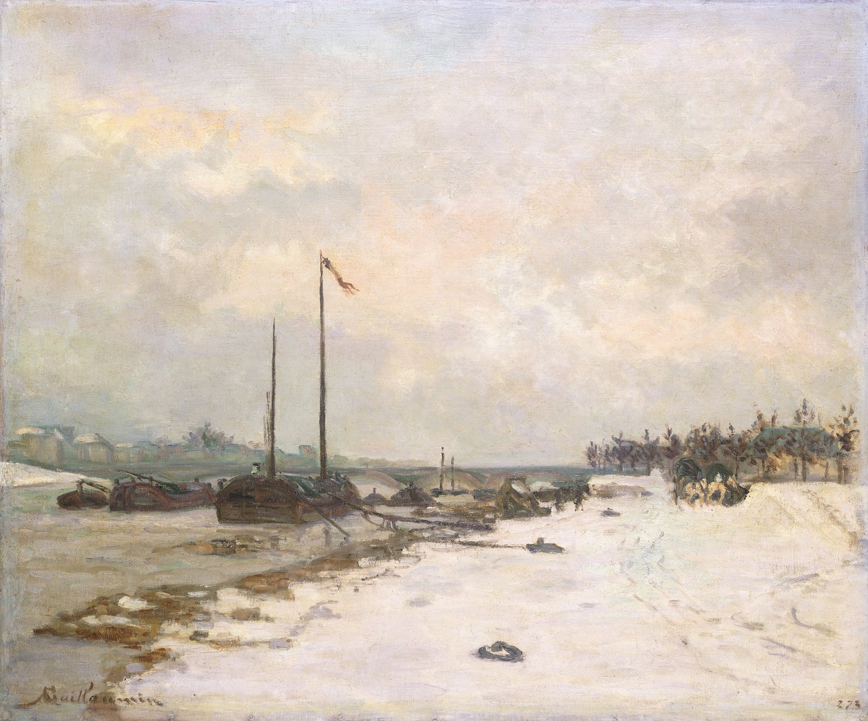 Das Ufer der Seine in der Umgebung von Paris, 1873 von Jean Baptiste Armand Guillaumin