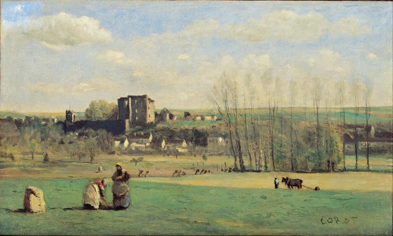 Landschaft von La Ferté-Milon von Jean Baptiste Camille Corot