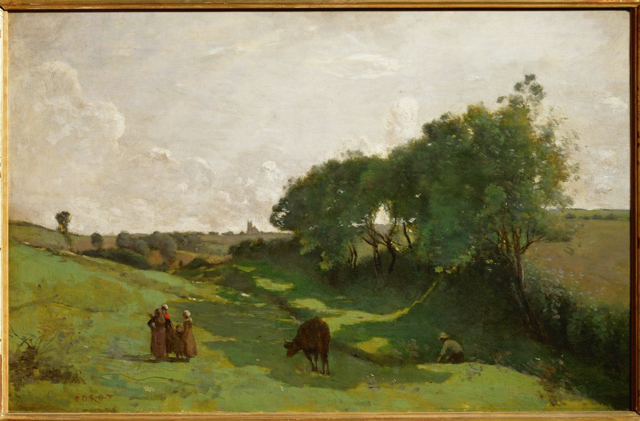 Das Tal von Jean Baptiste Camille Corot