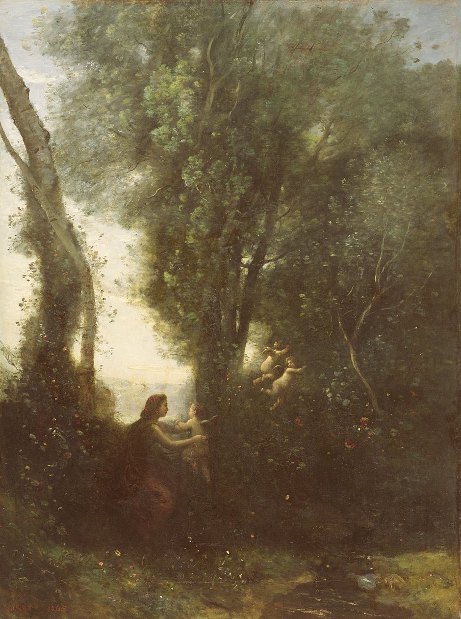 Morgen, 1865 von Jean Baptiste Camille Corot