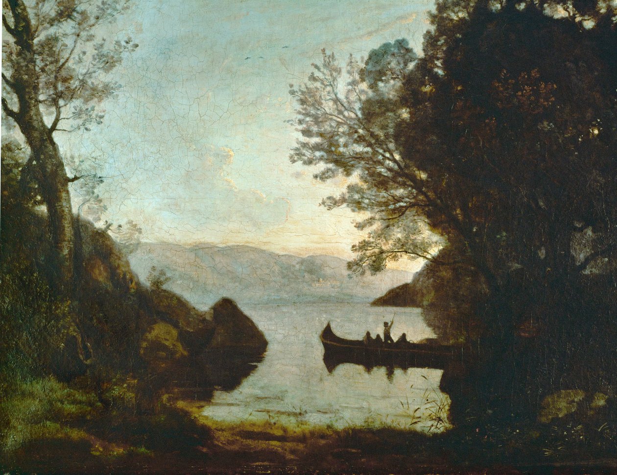 Riva, Italien von Jean Baptiste Camille Corot