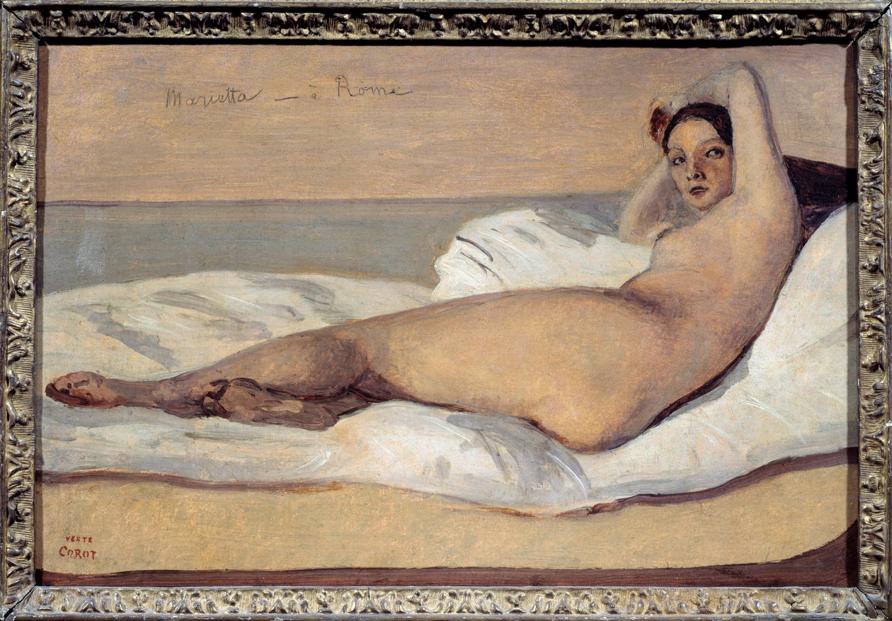 Römische Odaliske: Marietta von Jean Baptiste Camille Corot