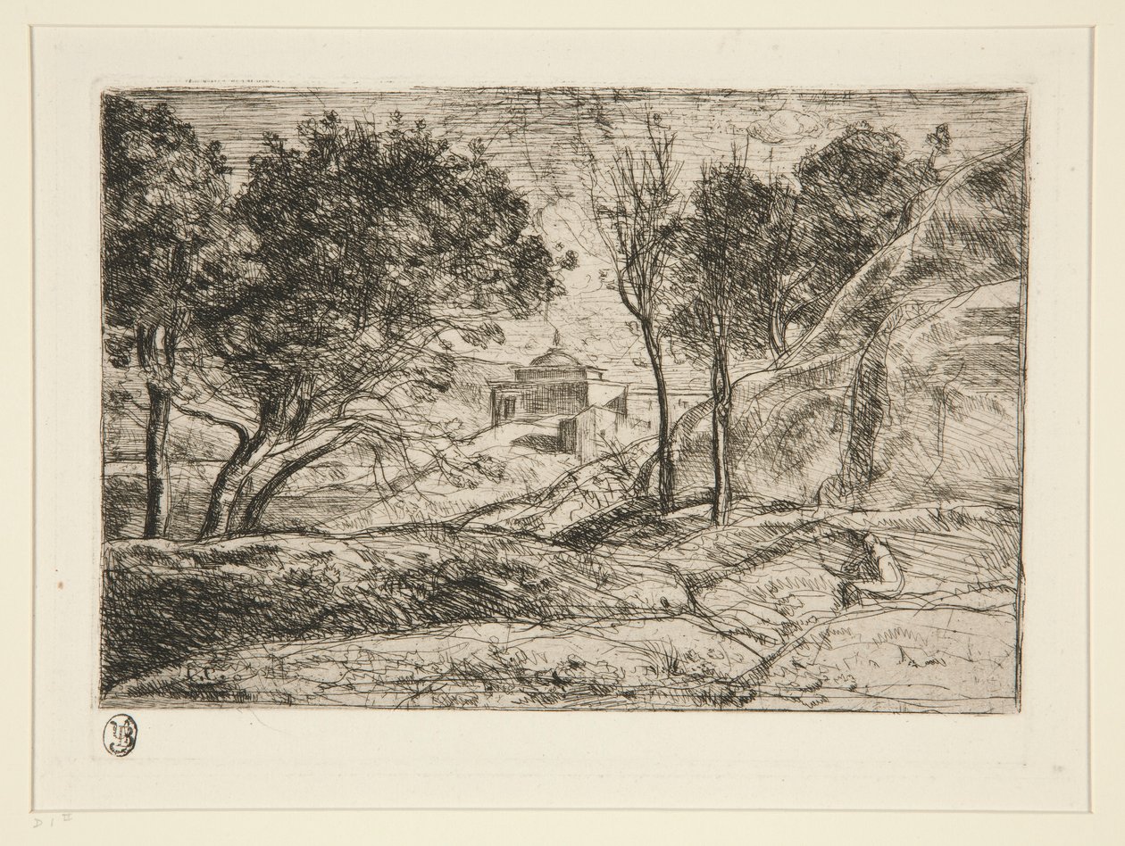 Erinnerung an die Toskana von Jean-Baptiste-Camille Corot