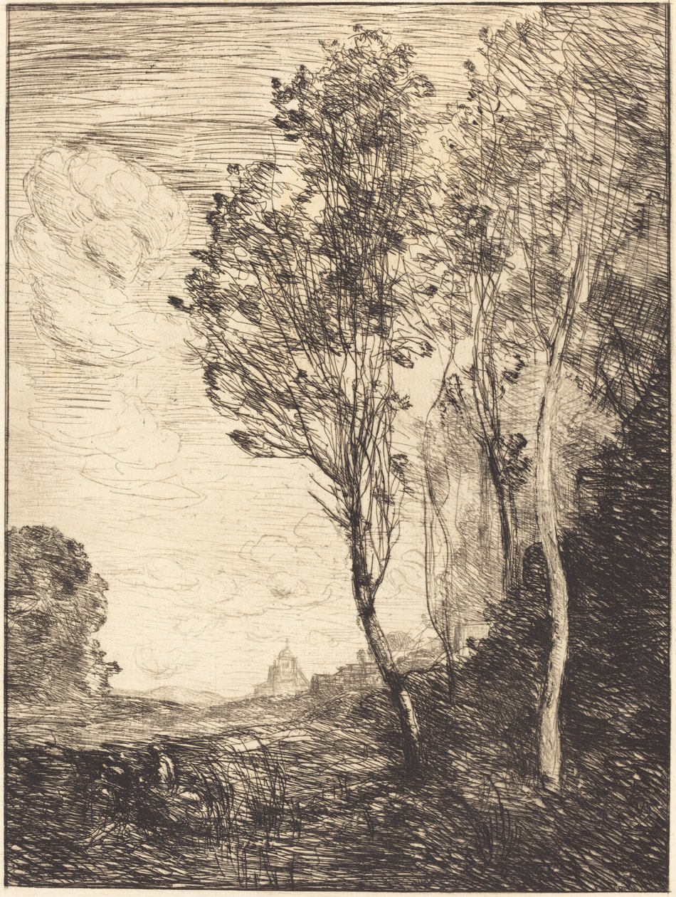 Erinnerung an Italien, 1866 von Jean Baptiste Camille Corot