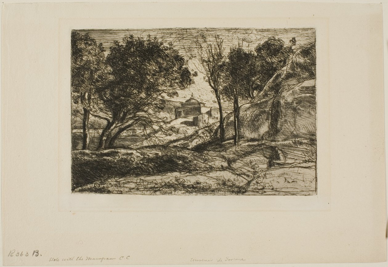 Erinnerung an die Toskana von Jean Baptiste Camille Corot