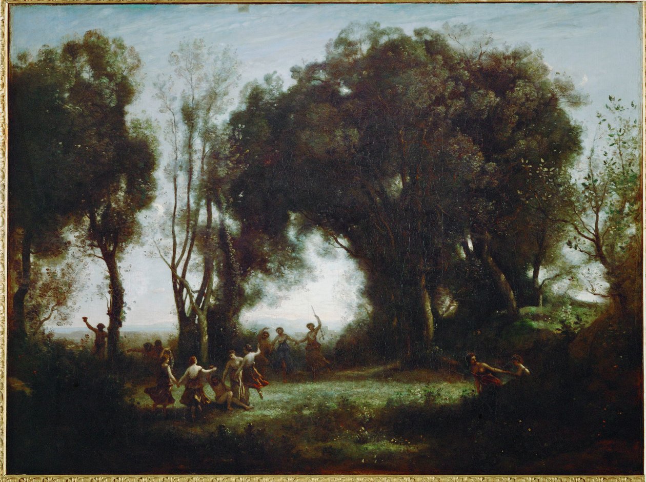 Der Tanz der Nymphen von Jean Baptiste Camille Corot