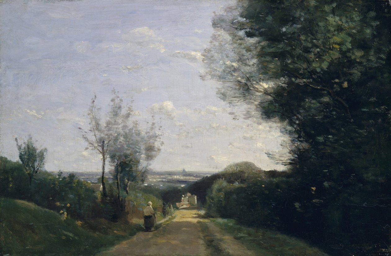 Die Umgebung von Paris, 1860er Jahre von Jean Baptiste Camille Corot