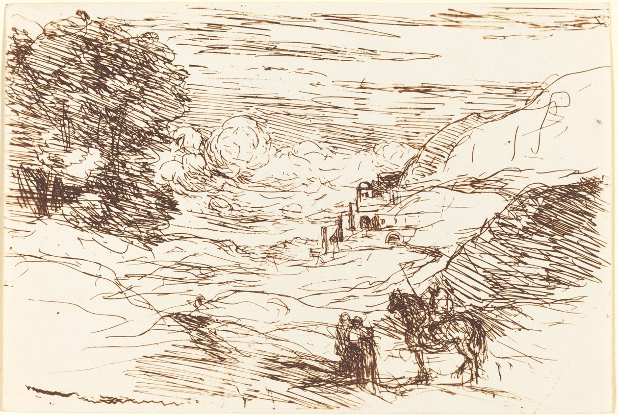 Die Paladine von Jean Baptiste Camille Corot