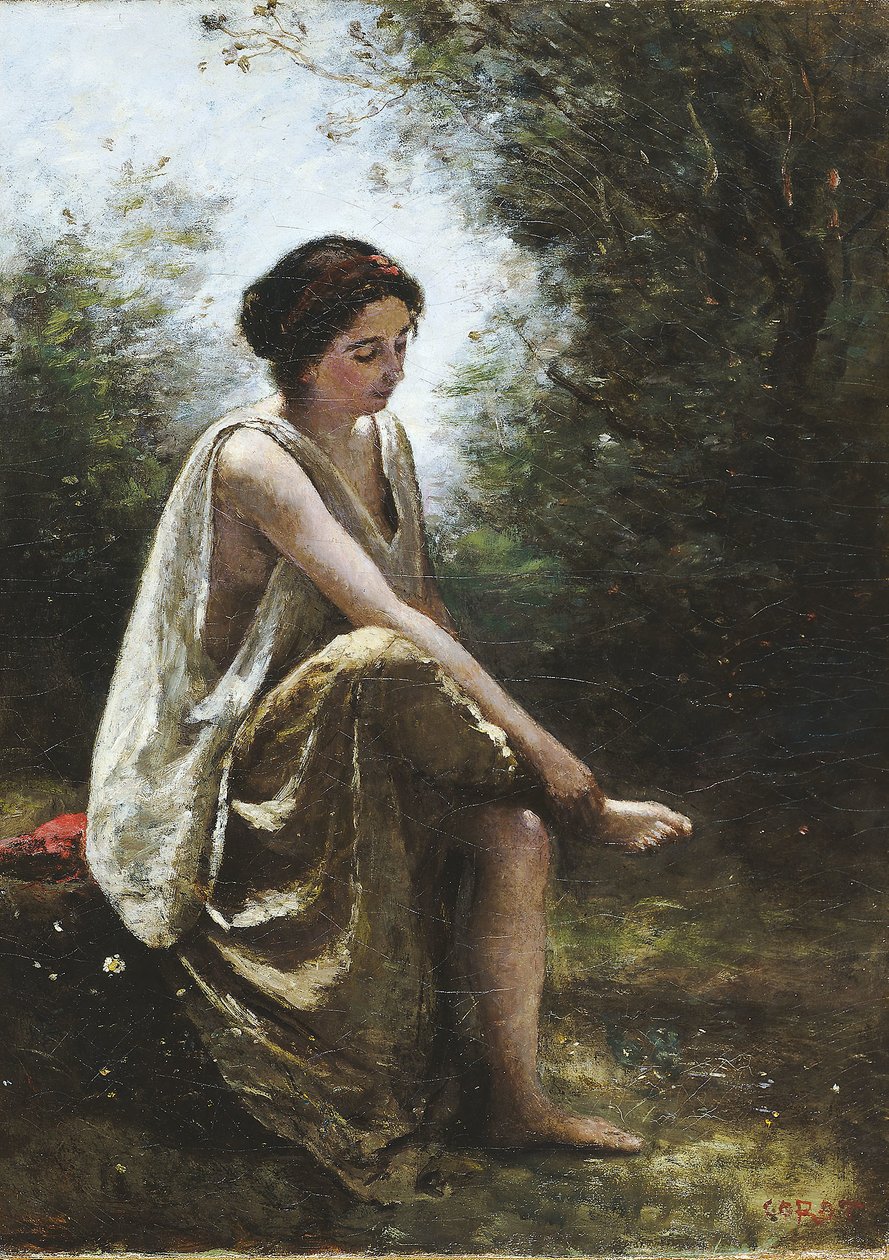 Verwundete Eurydike, 1868-70 von Jean Baptiste Camille Corot