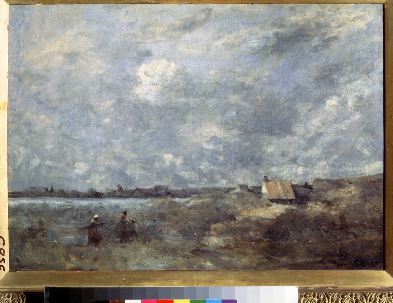 Sturmwetter im Pas de Calais von Jean Baptiste Camille Corot