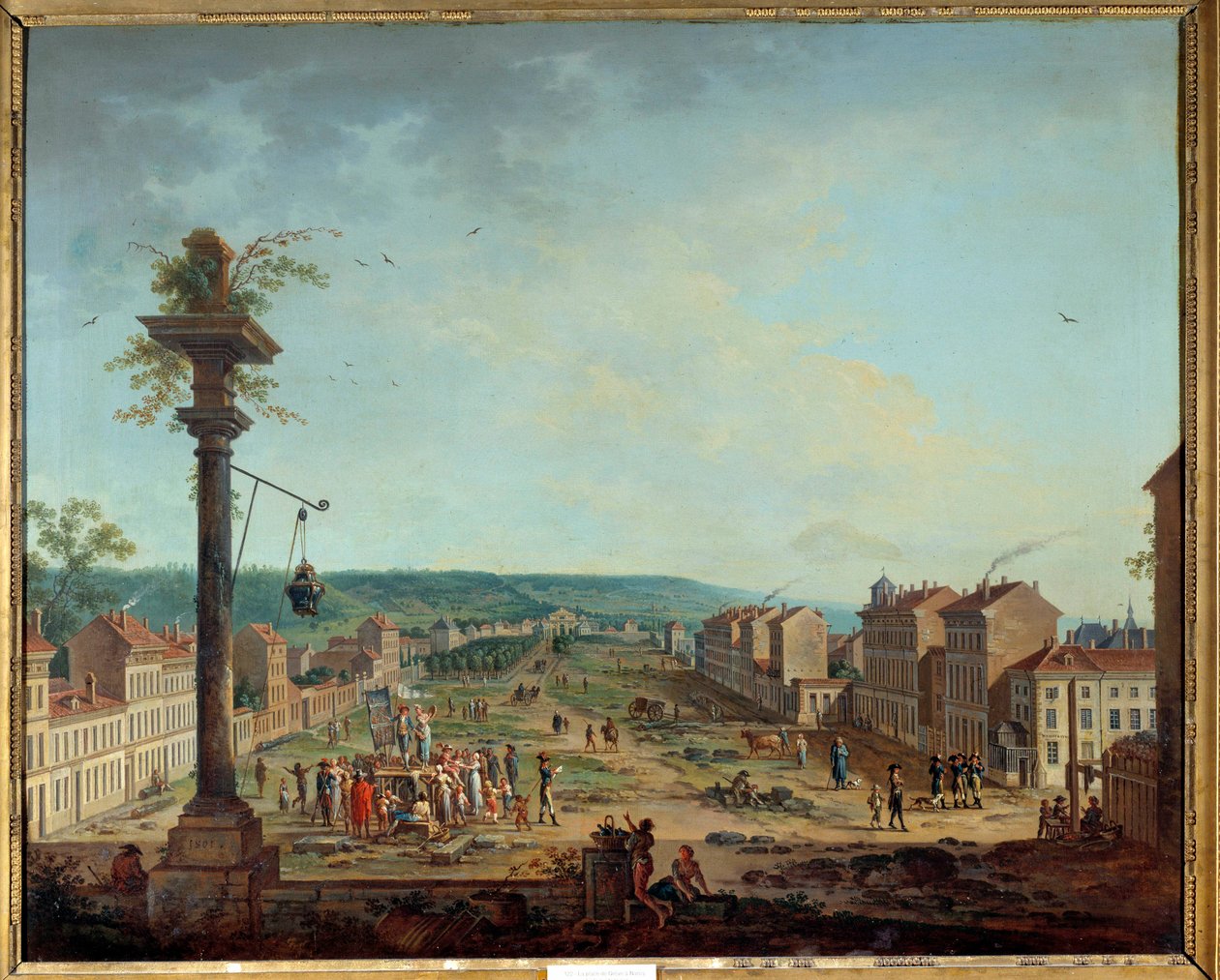 Greve-Platz in Nancy von Jean Baptiste Claudot