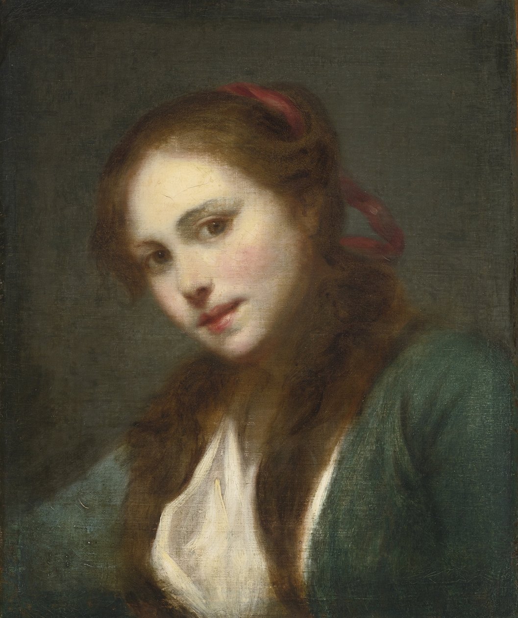 La Polonaise Eine polnische Schönheit von Jean Baptiste Greuze