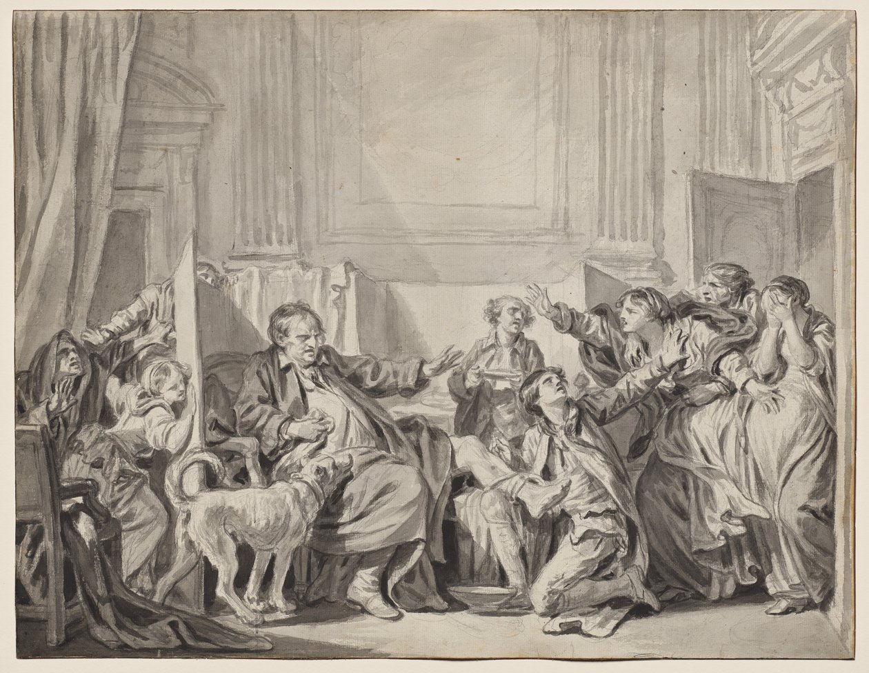 Die schuldige und reumütige Tochter von Jean Baptiste Greuze