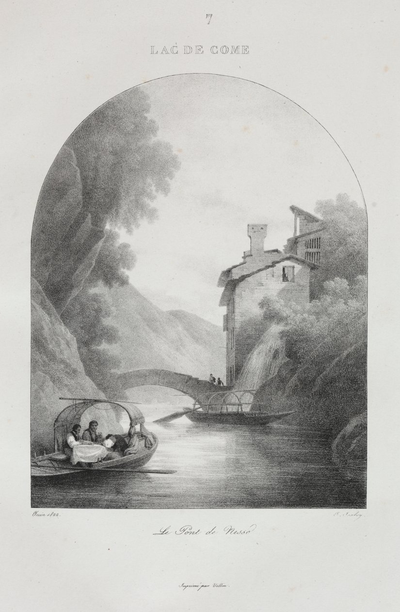 Reise nach Italien im Jahr 1822 von Jean Baptiste Isabey