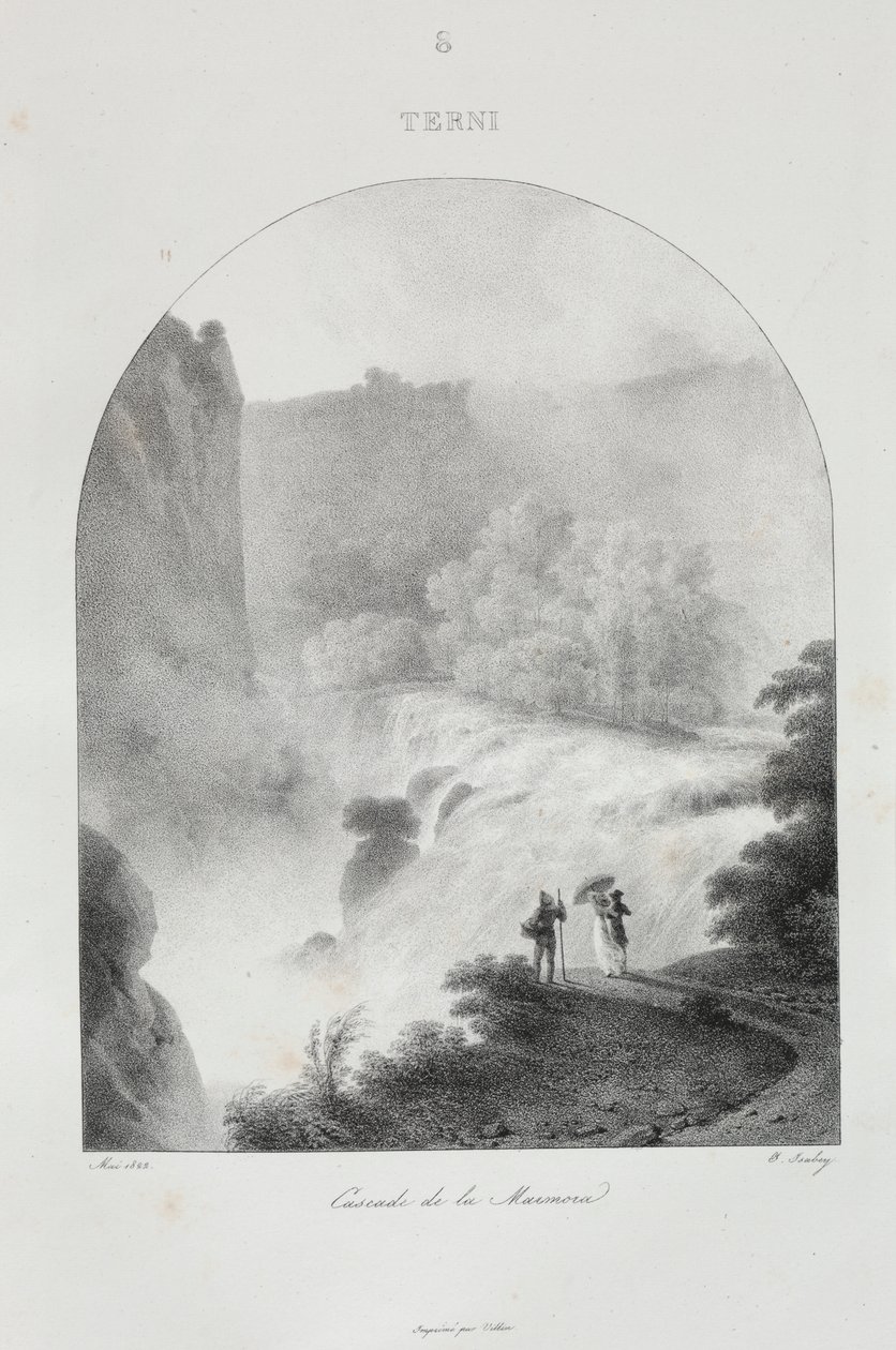 Reise nach Italien im Jahr 1822 von Jean Baptiste Isabey