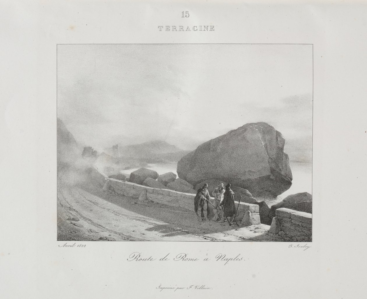 Reise nach Italien im Jahr 1822 von Jean-Baptiste Isabey