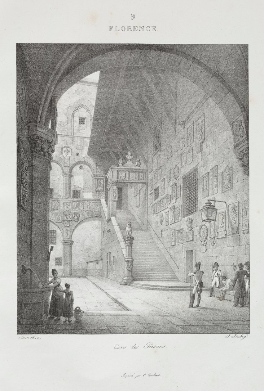 Reise nach Italien im Jahr 1822, 1833 von Jean Baptiste Isabey