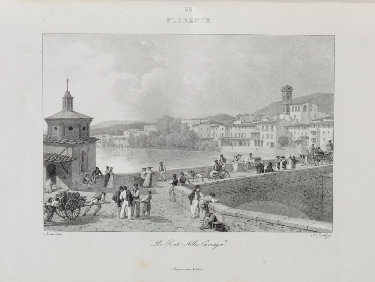 Reise nach Italien im Jahr 1822, 1833 von Jean Baptiste Isabey