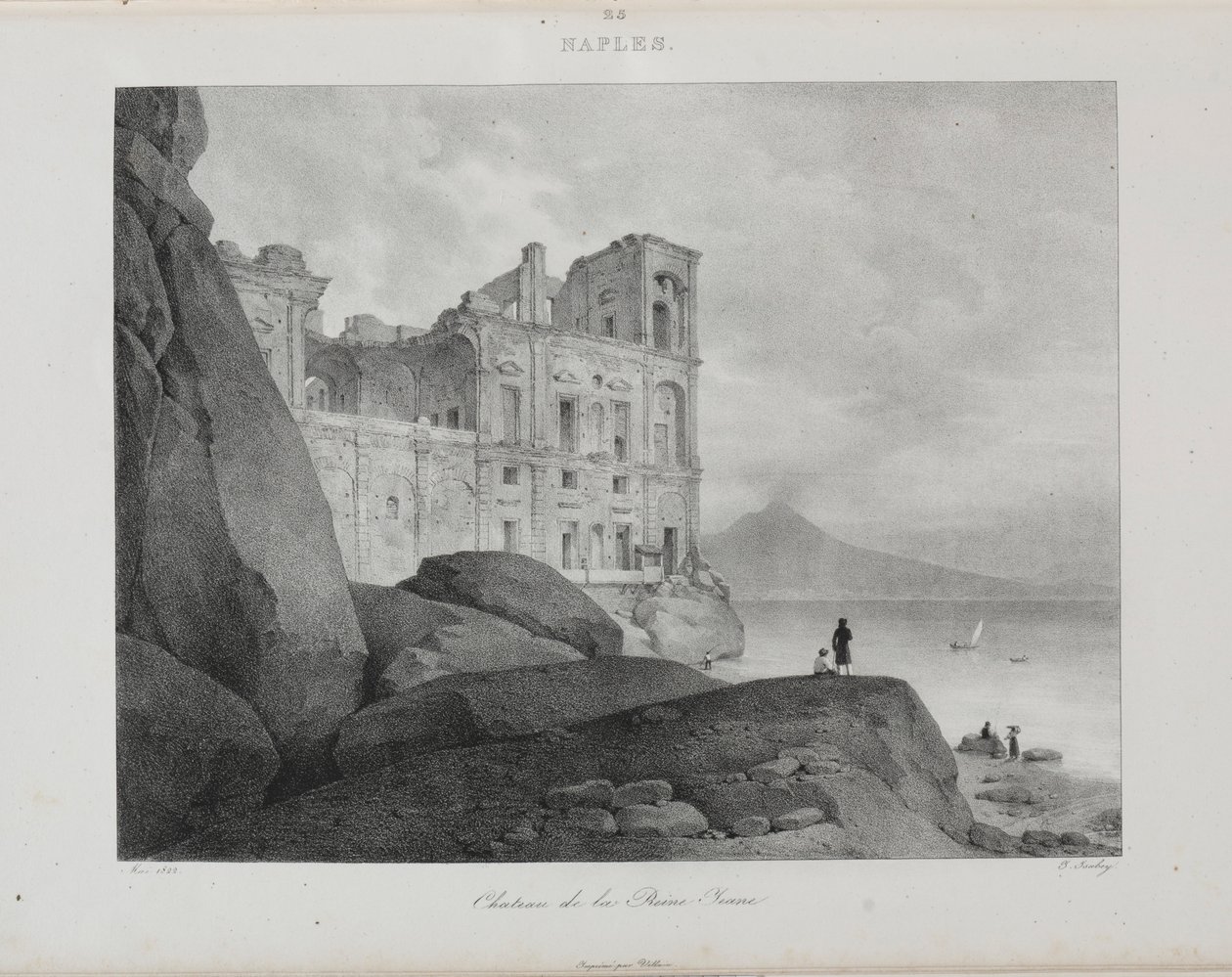 Reise nach Italien im Jahr 1822, 1833 von Jean Baptiste Isabey
