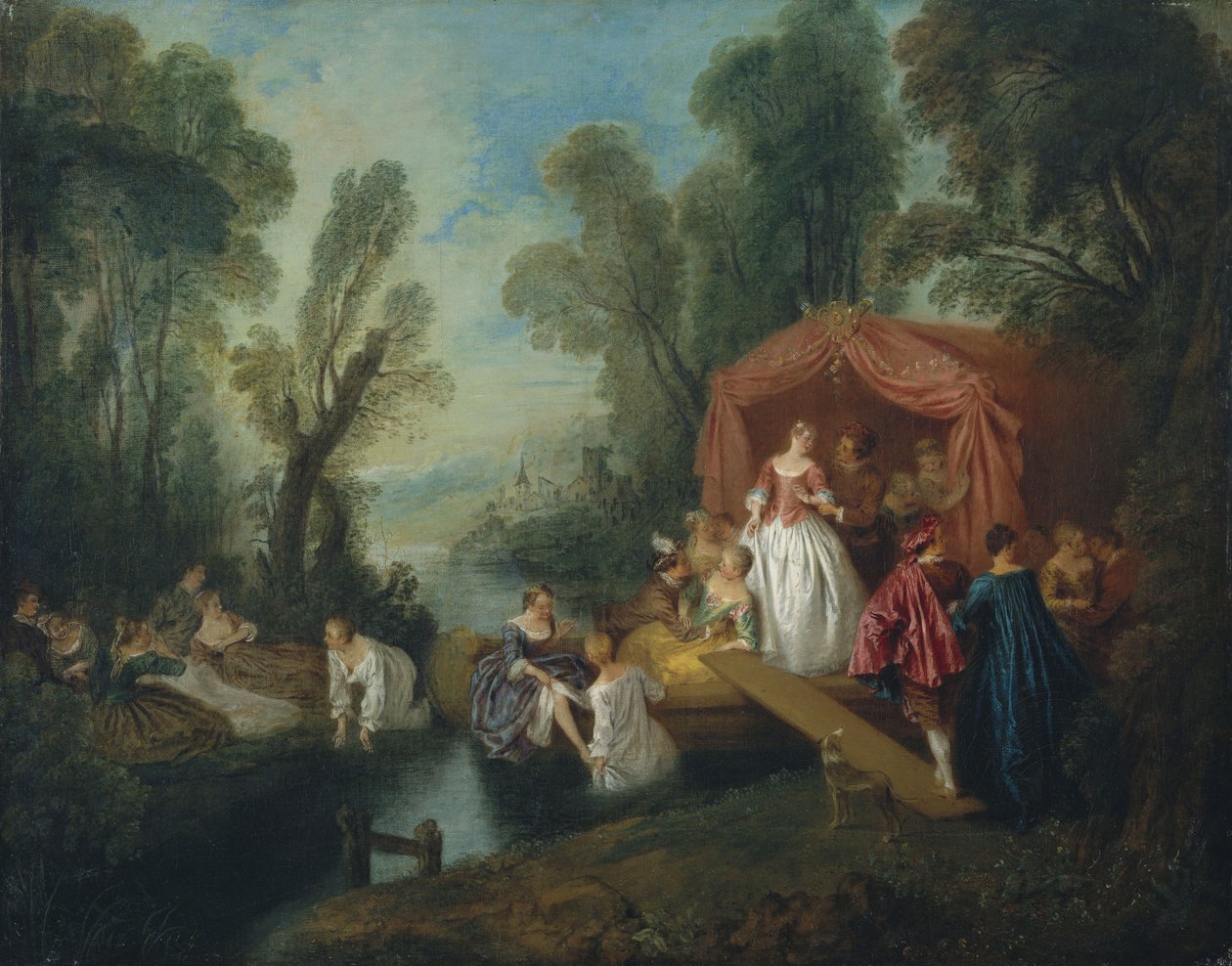 Abreise zur Insel Kythera von Jean-Baptiste Joseph Pater