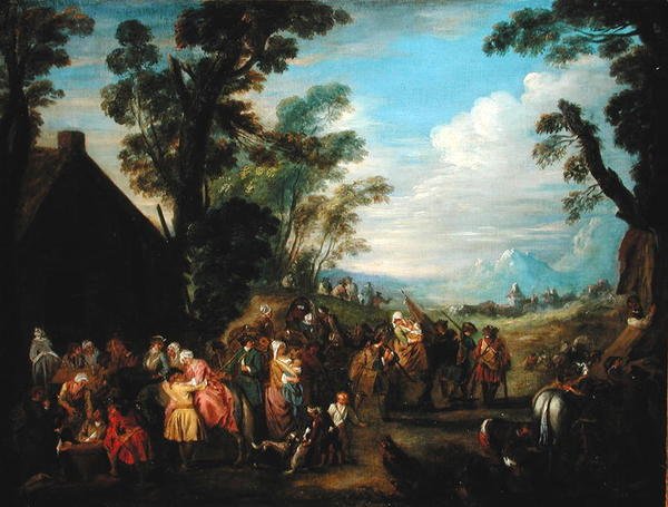 Aufbruch in den Krieg von Jean-Baptiste Joseph attr. to Pater