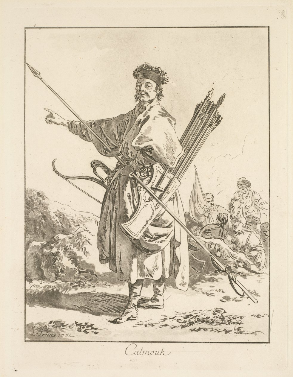 Calmouk von Jean-Baptiste Le Prince