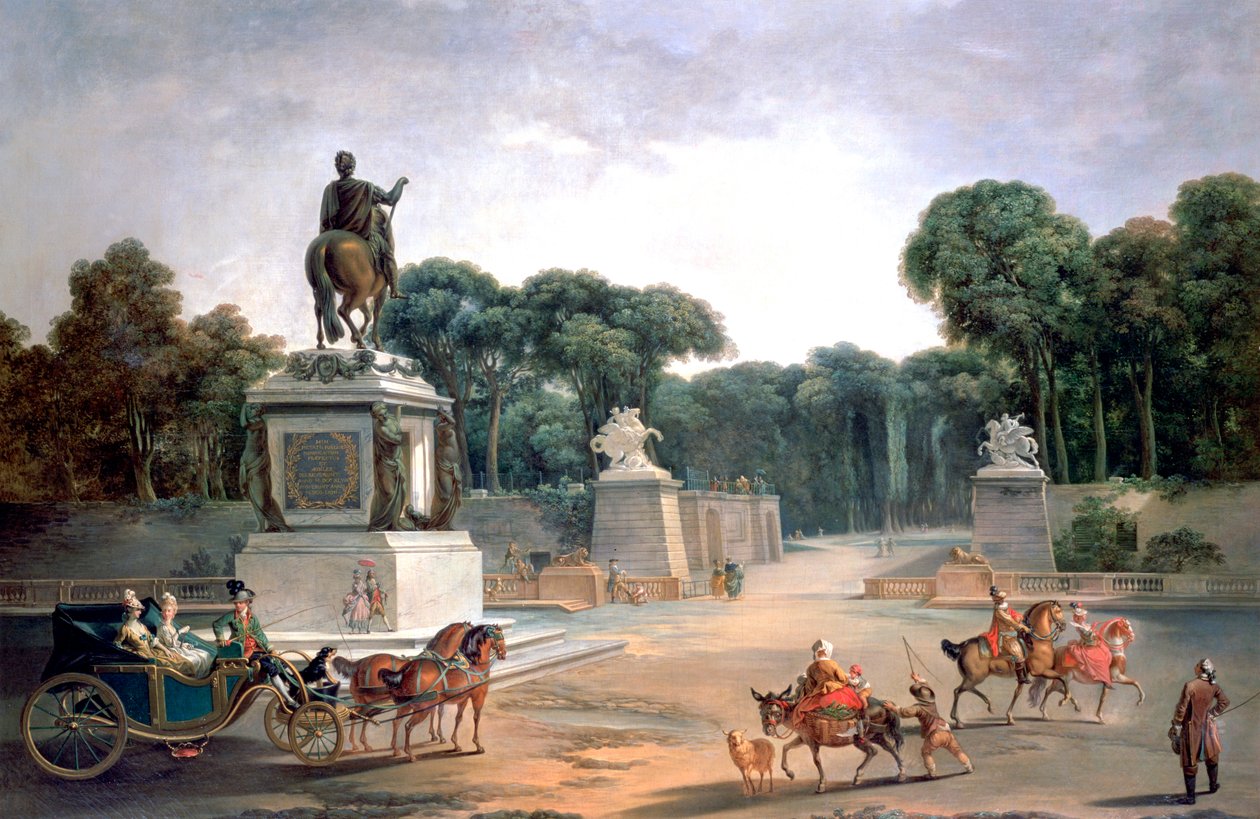 Eingang zum Palast von Ludwig XV., 1775 von Jean Baptiste Le Prince