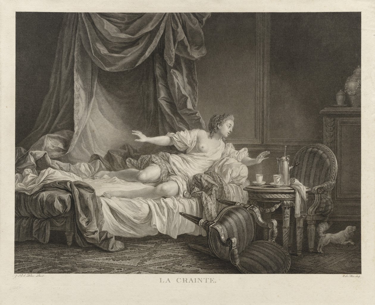 Die Furcht von Jean Baptiste Leprince