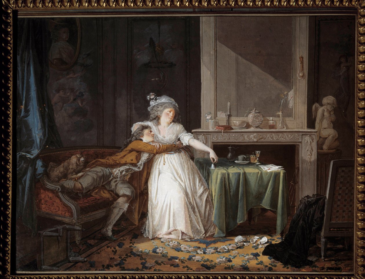 Die zerbrochene Tasse von Jean Baptiste Mallet