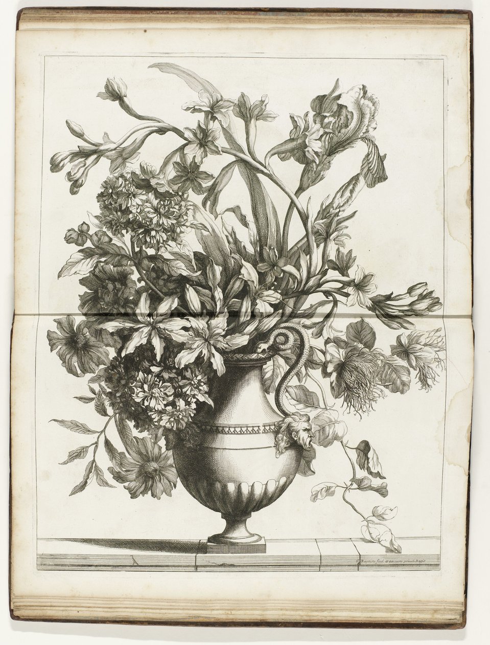 Blumenvase von Jean Baptiste Monnoyer