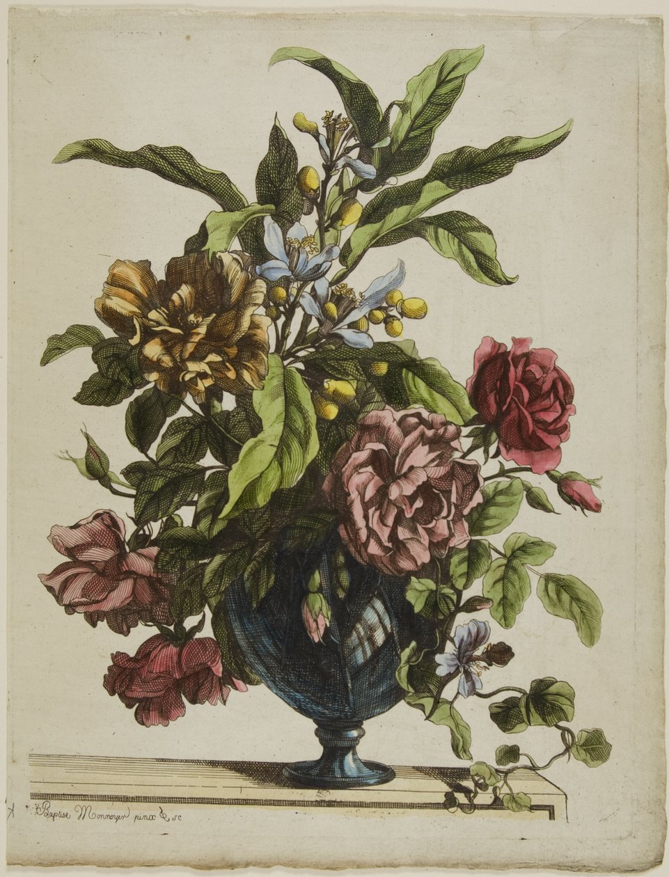 Blumenvase von Jean Baptiste Monnoyer