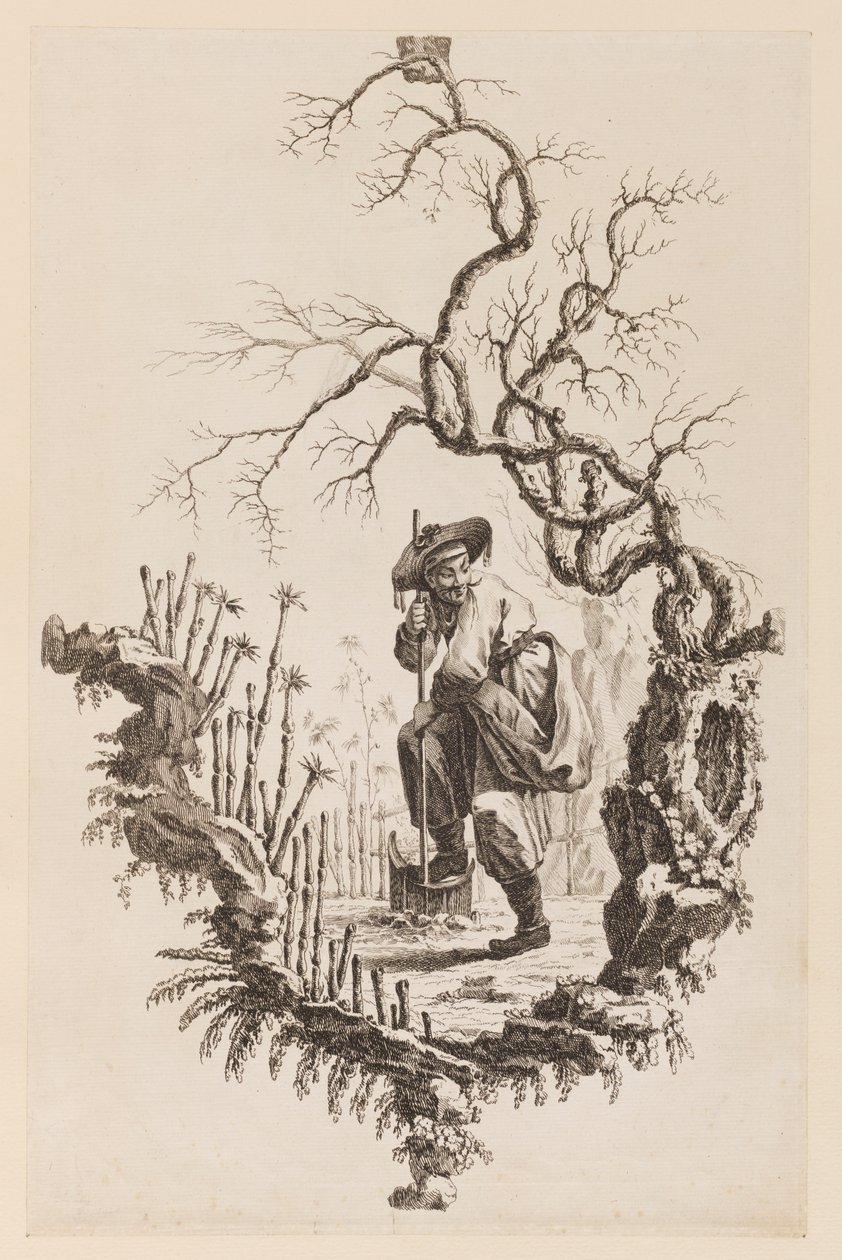 Figur und Ast von Jean Baptiste Pillement