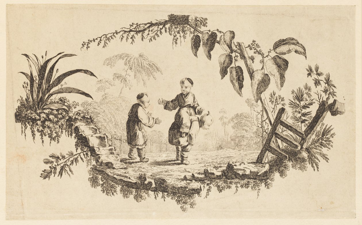 Teller, aus "Recueil de Plusieurs Jeux d