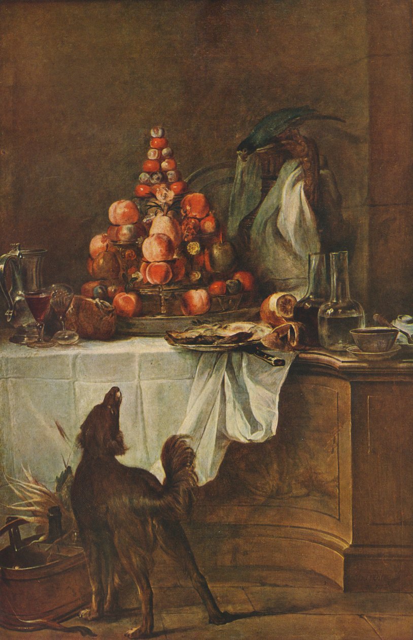 Stillleben von Chardin, 1728, 1939 von Jean Baptiste Simeon Chardin