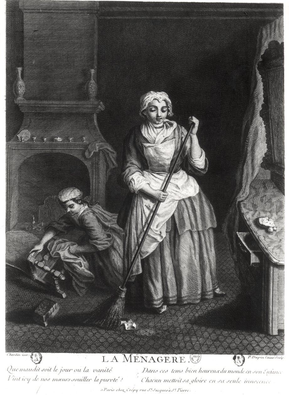 Die Haushälterin von Jean Baptiste Simeon Chardin