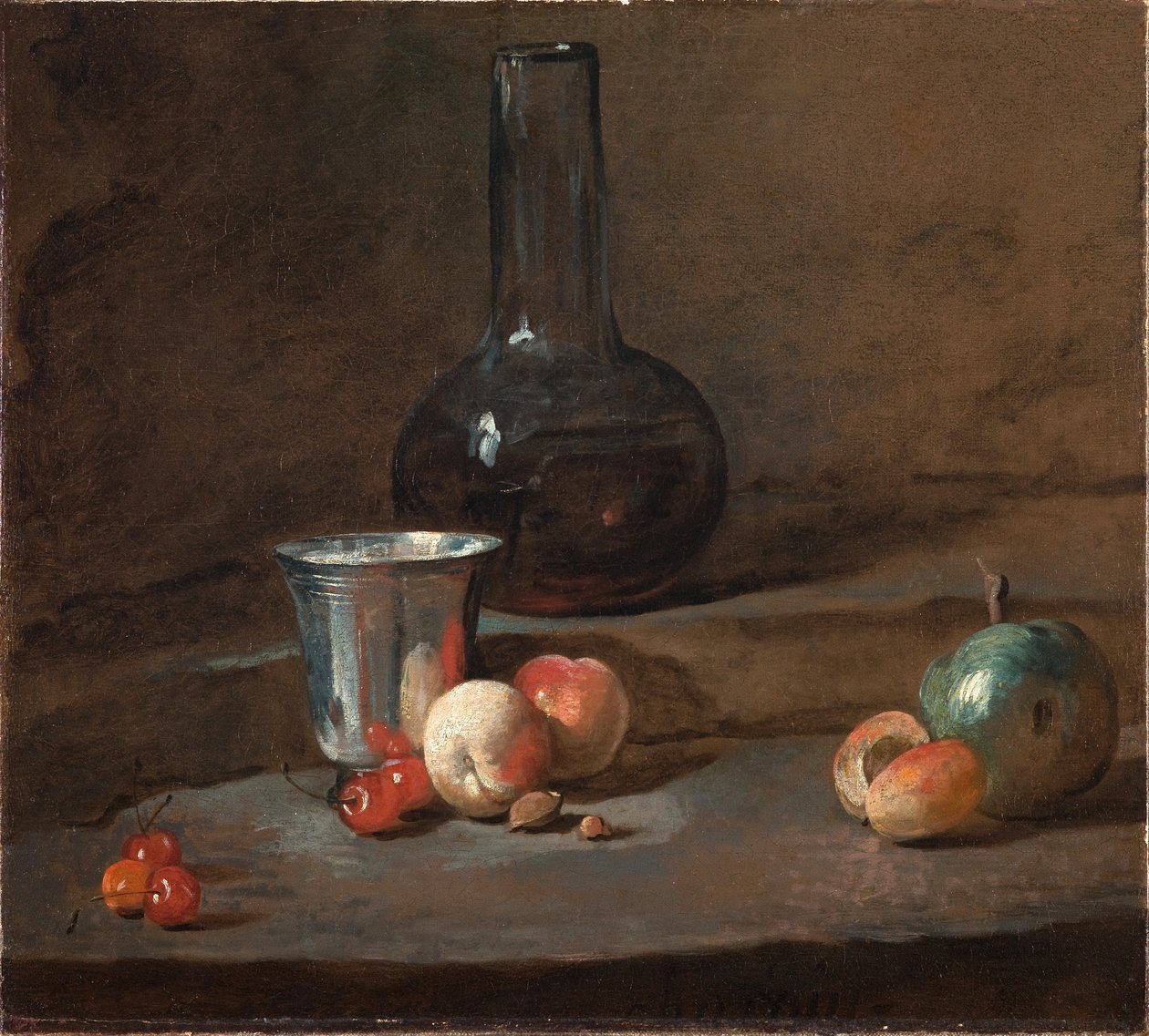 Der Silberkelch, um 1728 von Jean Baptiste Simeon Chardin