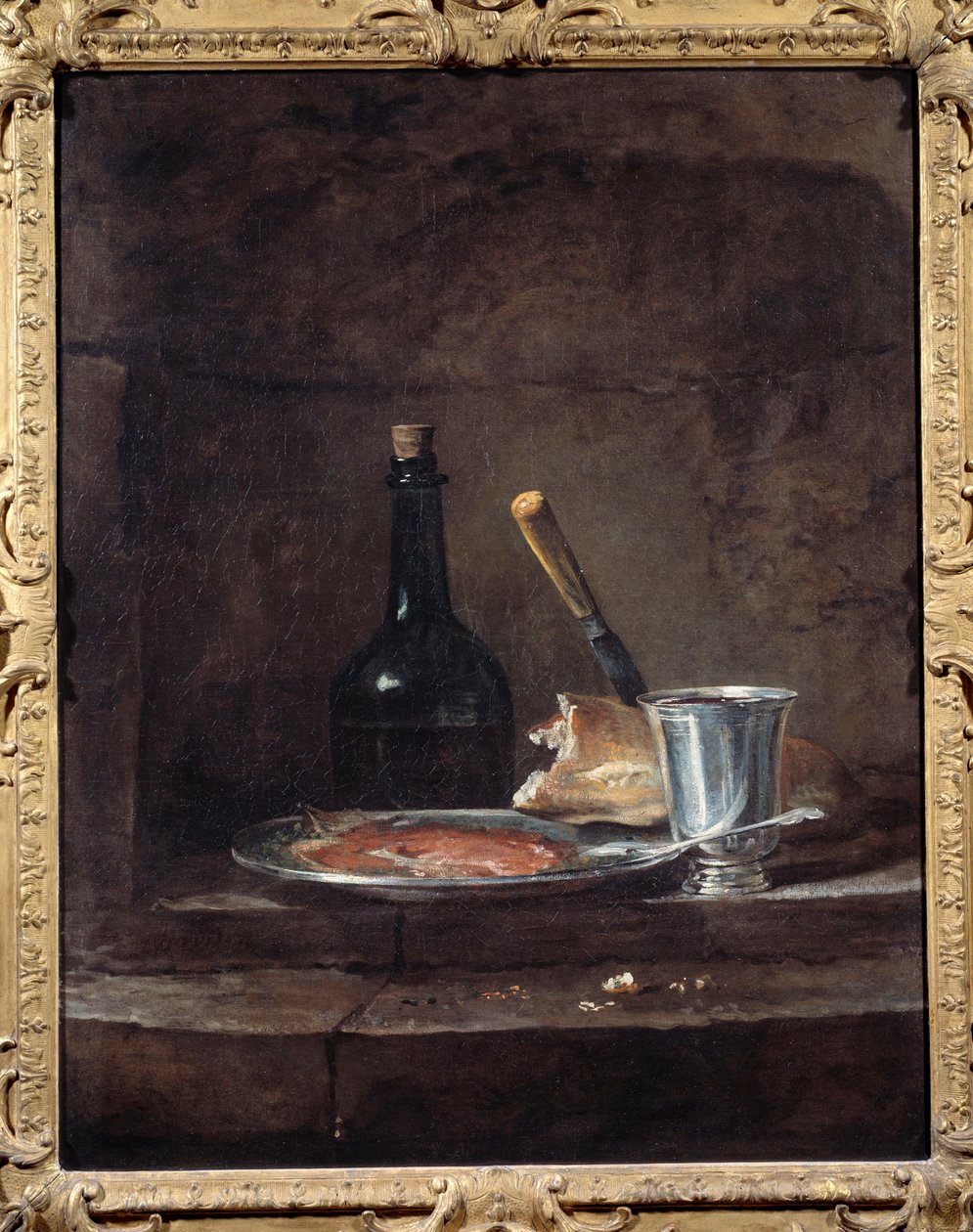 Die Vorbereitungen eines Mittagessens, auch genannt der Silberbecher von Jean Baptiste Simeon Chardin