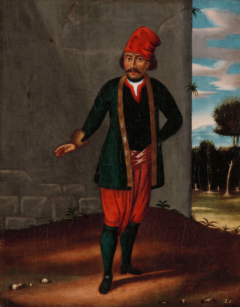 Mann von der Insel Tinos von Jean Baptiste Vanmour (workshop of)