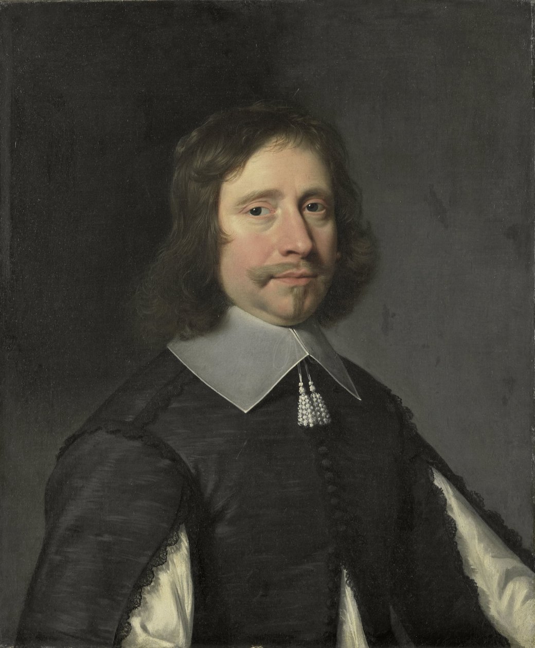 Porträt eines Mannes, möglicherweise Philippe de la Trémoïlle, Graf von Olonne von Jean Baptiste de Champaigne (attributed to)