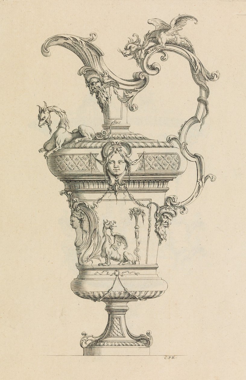Neues Buch der Vasen, 1716 oder später von Jean Bernard Toro