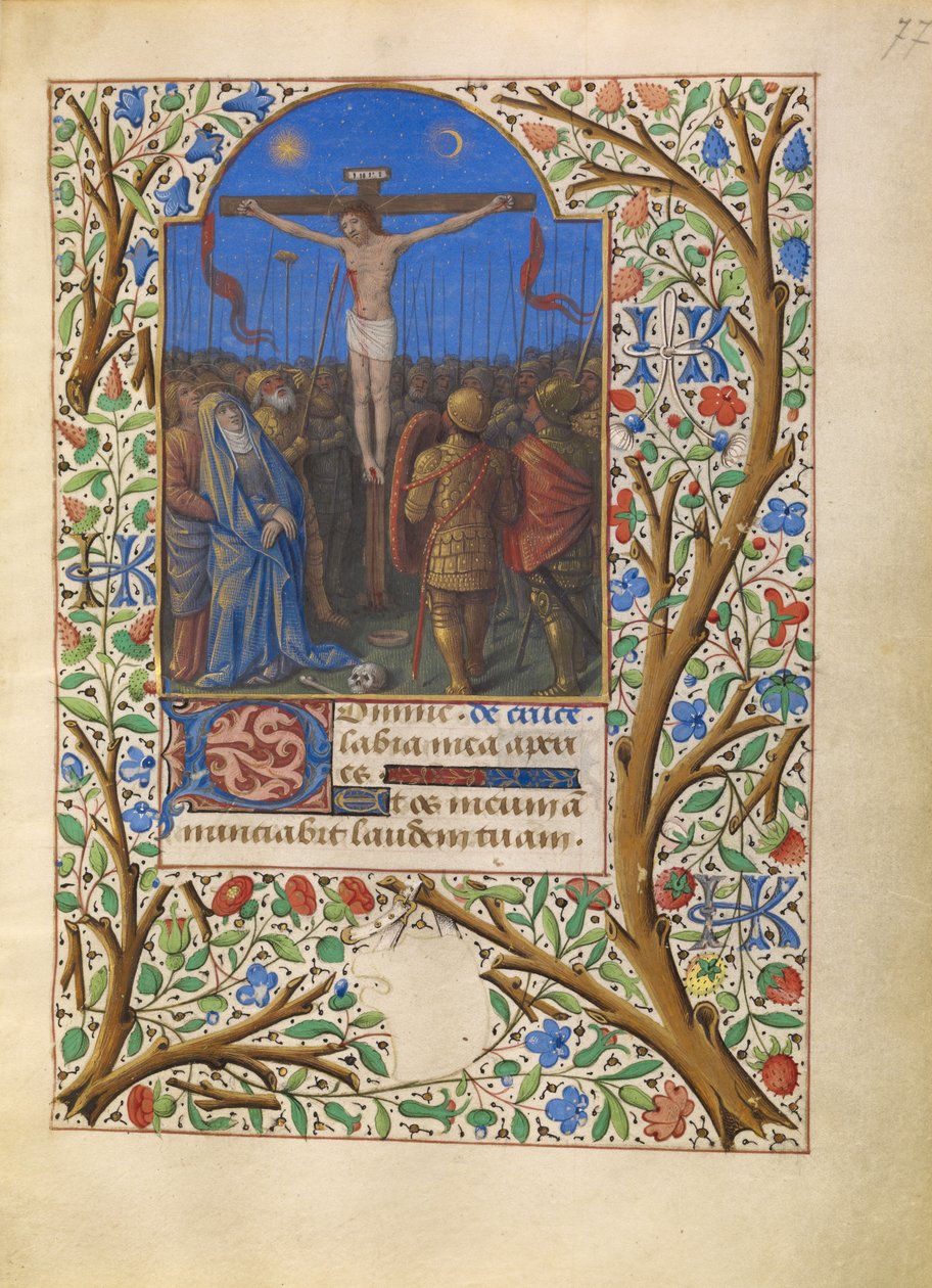Die Kreuzigung von Jean Bourdichon