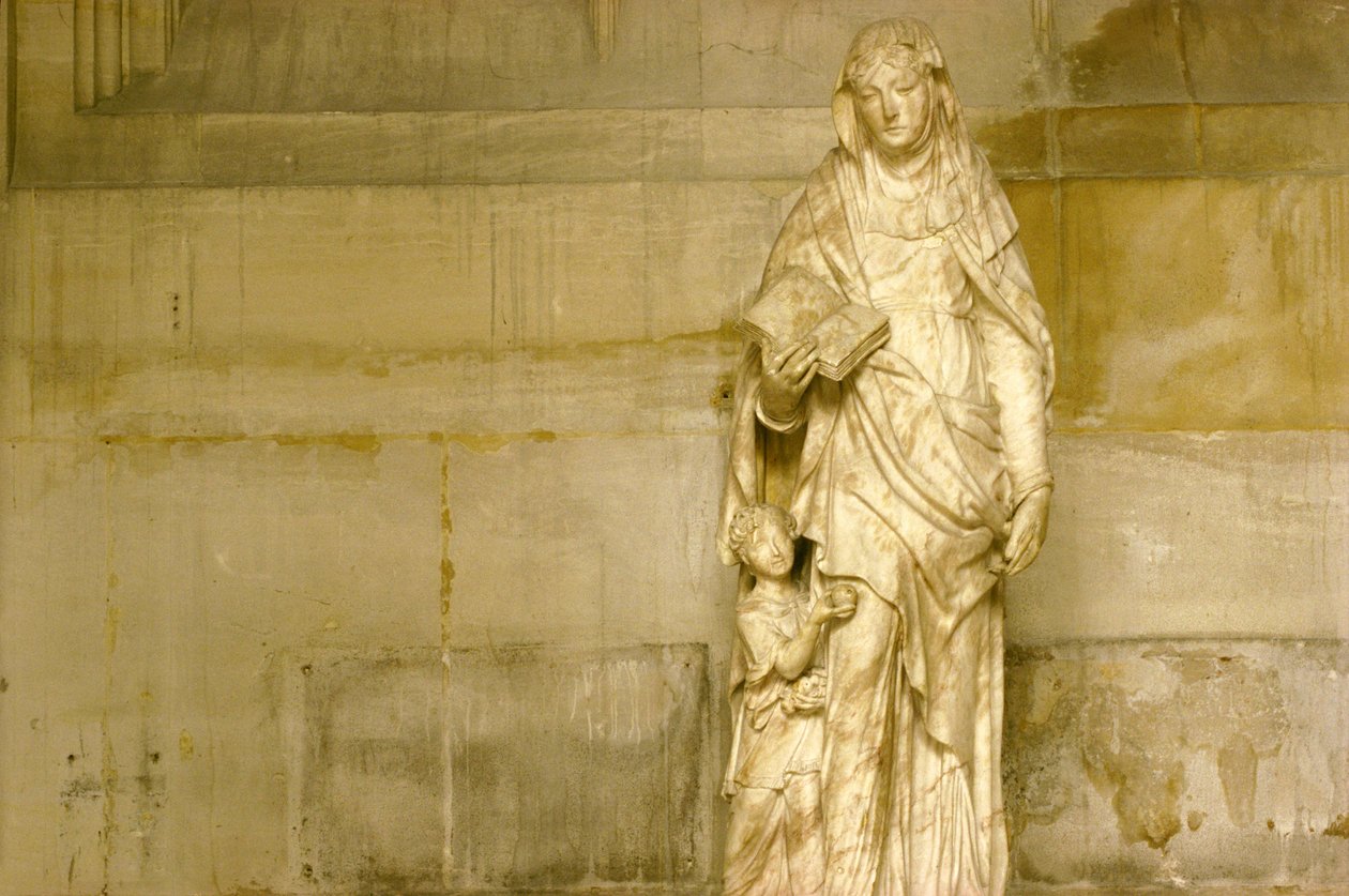St. Anna und ihre Tochter die Jungfrau Maria von Jean Bullant