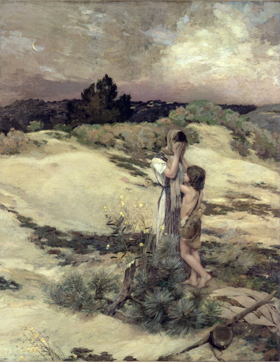 Hagar und Ismael von Jean Charles Cazin