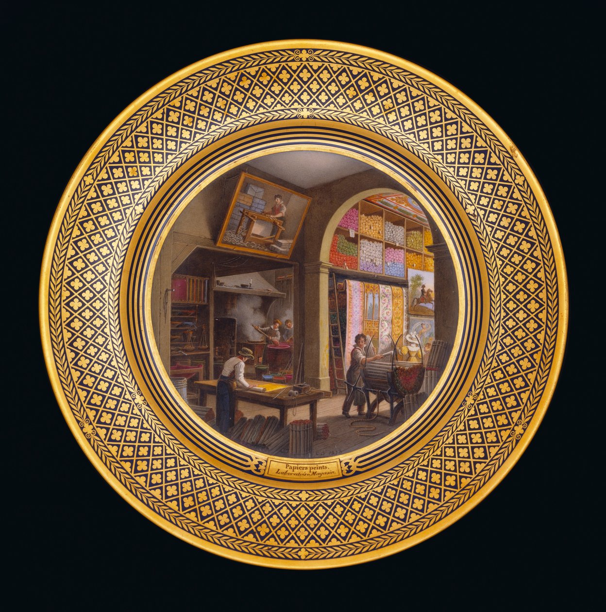 Papiers Peints, Laboratoire, Magasin, ca. 1820-35 von Jean Charles Develly