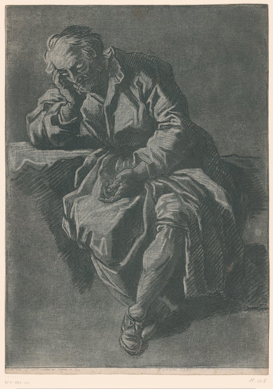 Sitzender Mann von Jean Charles François